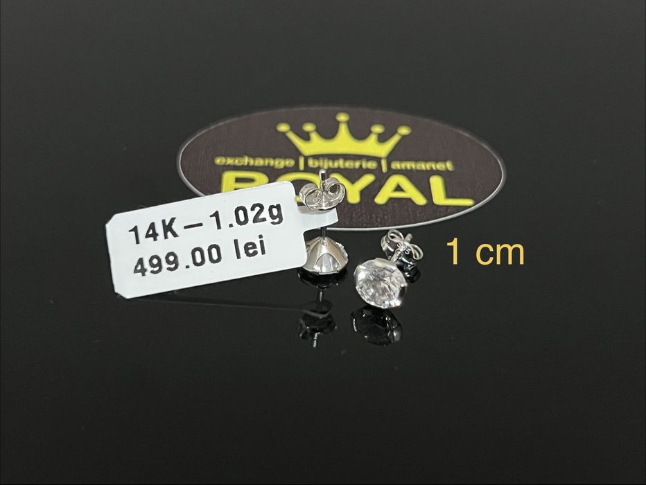 Bijuteria Royal CB : Cercei aur 14K 1,02 grame