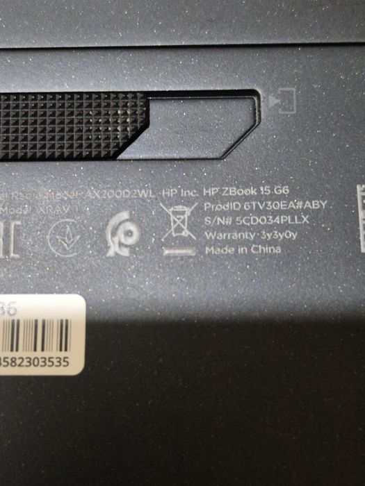 Hp ZBook 15 G6 i7 gen 9
