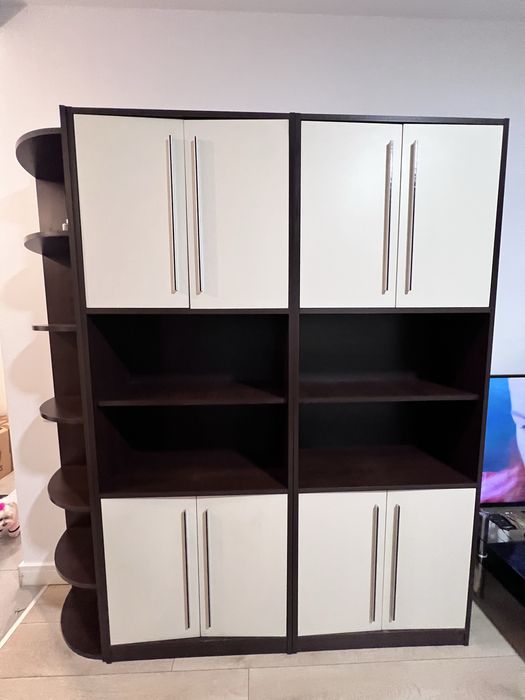 Biblioteca doua corpuri separate cu setare si sifonier