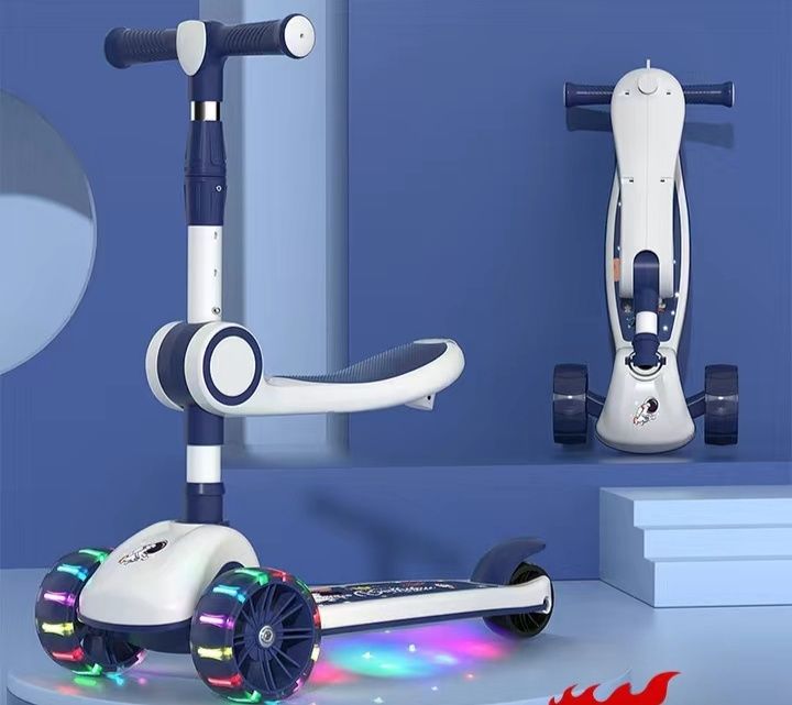 Самокат детский с подсветкой