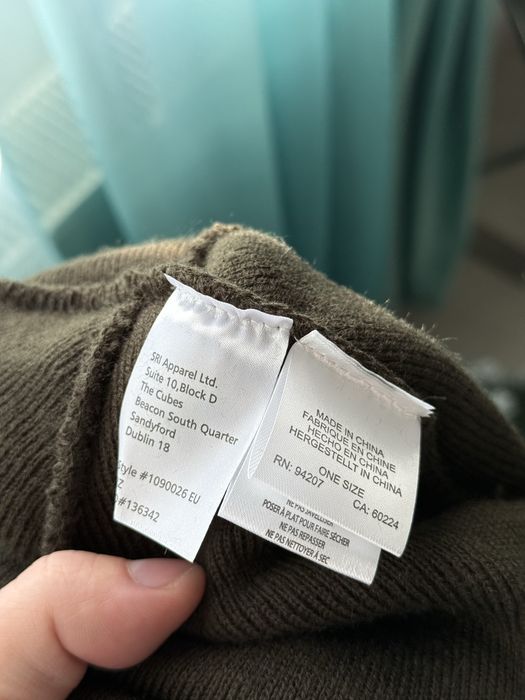 CAT Caterpillar label cuff caciula unisex verde military marime OS nou