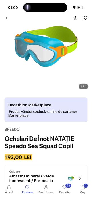 Ochelari de inot copii - Speedo