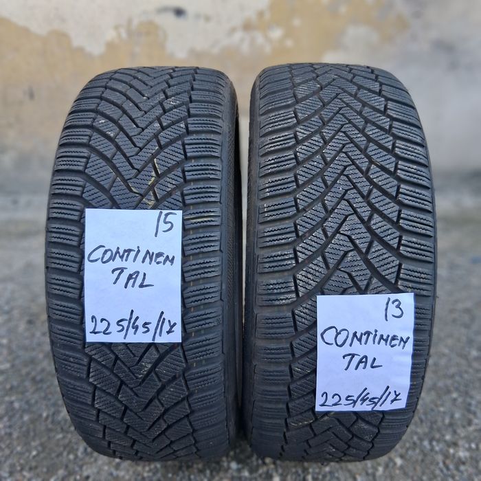 2×225/45/17M+S.CONTINENTAL.Stare excelenta.