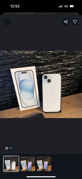 Vand /Schimb Iphone 15 128 GB