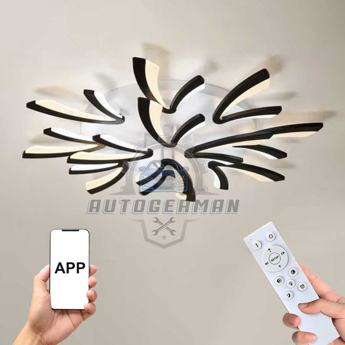 120W Абажур за таванско осветление на дома дистанционно лед офис хол