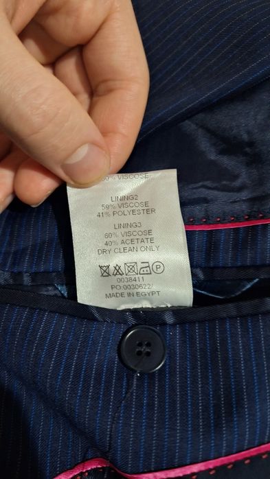 Sacou Alexandre Savile Row NOU - Mărime 48 EURO (38 UK) Long - 80% Lân