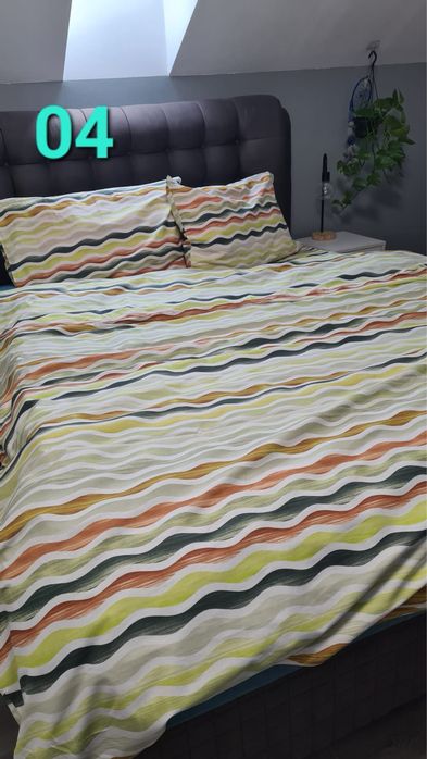 Lenjeri pat din bumbac ranforce