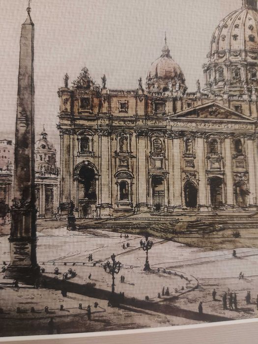 Картина Площадът на Ватикана