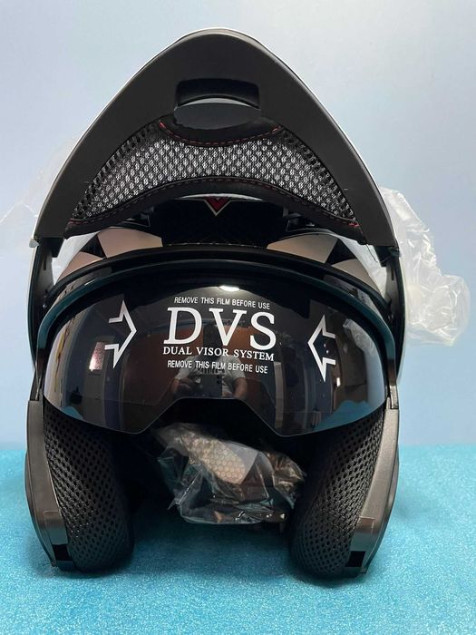 Casca Moto Scuter Atv Flip-up Cu Ochelari L XL CAGULA CADOU NOUA