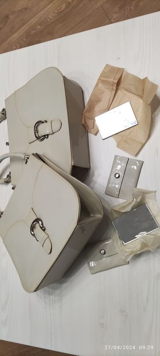 Recuzită originală Geantă nouă nefolosită poșetă de damă retro din ani