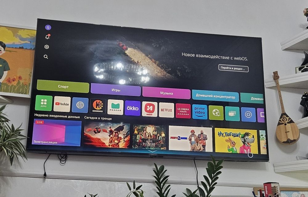 телевизор LG 65дюйм ; 150см×100см