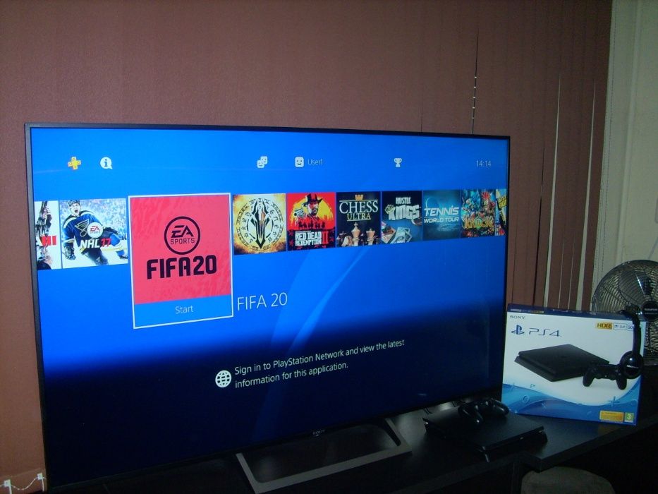 PS4 с много игри FIFA25,24, GTA V , MK, God of War , NFS с Гаранция