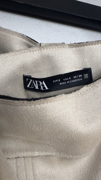 Замшевая юбка Zara