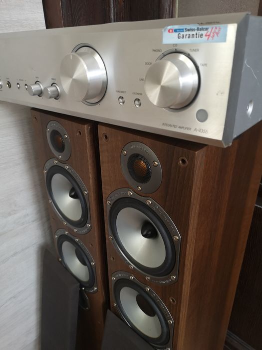 Тонколони  Monitor Audio Bronze BR5 Усилвател Onkyo  a9355