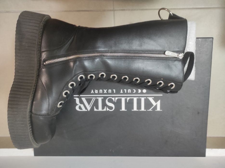 Killstar Fall Out Combat Boots Black