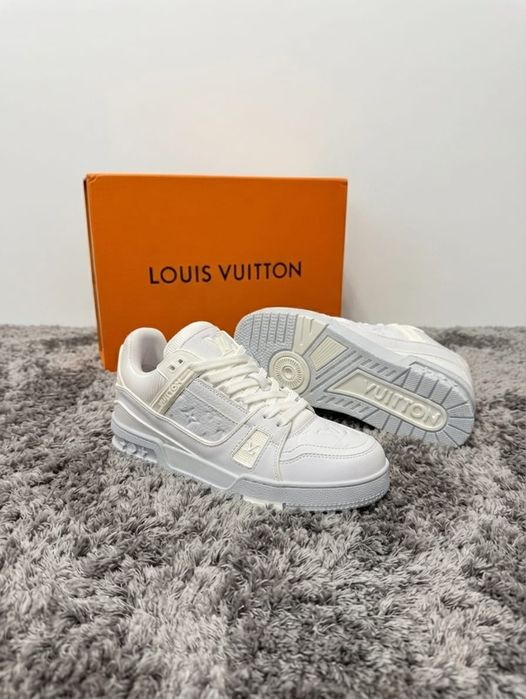 Adidasi LV Trainer Alb - Adidasi Fete Baieti Full Box