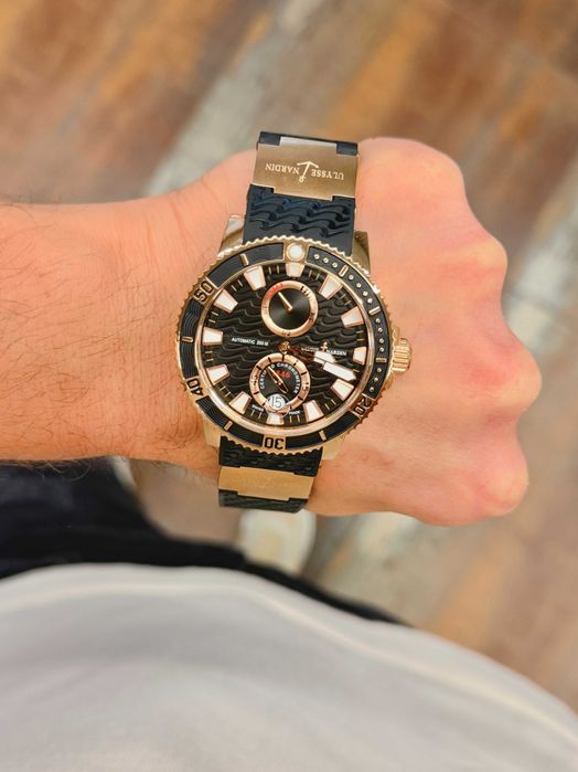 ulysse nardin maxi-marine черно-злато