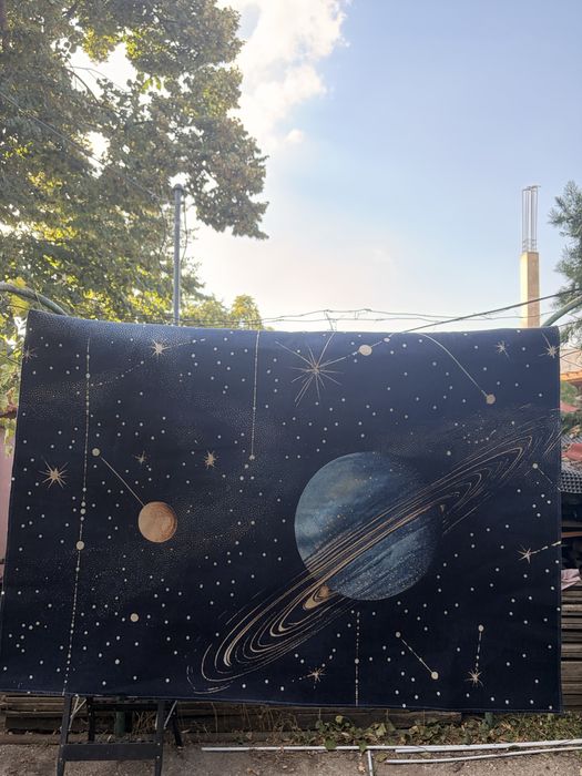 Covor cu model astronomic
