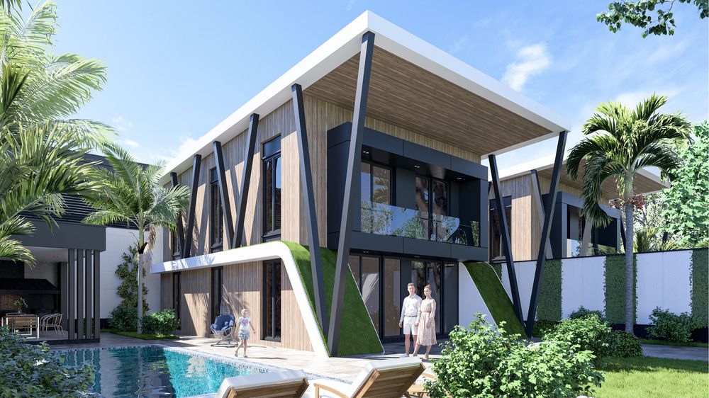 Arxitektura dizayn/interyer/eksteryer/eskiz loyiha/fasad 3D viz