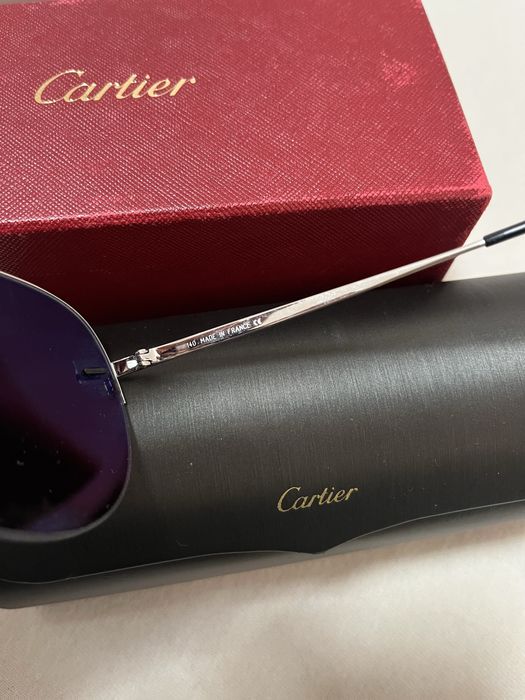 cartier очила оригинал авиатор огледални