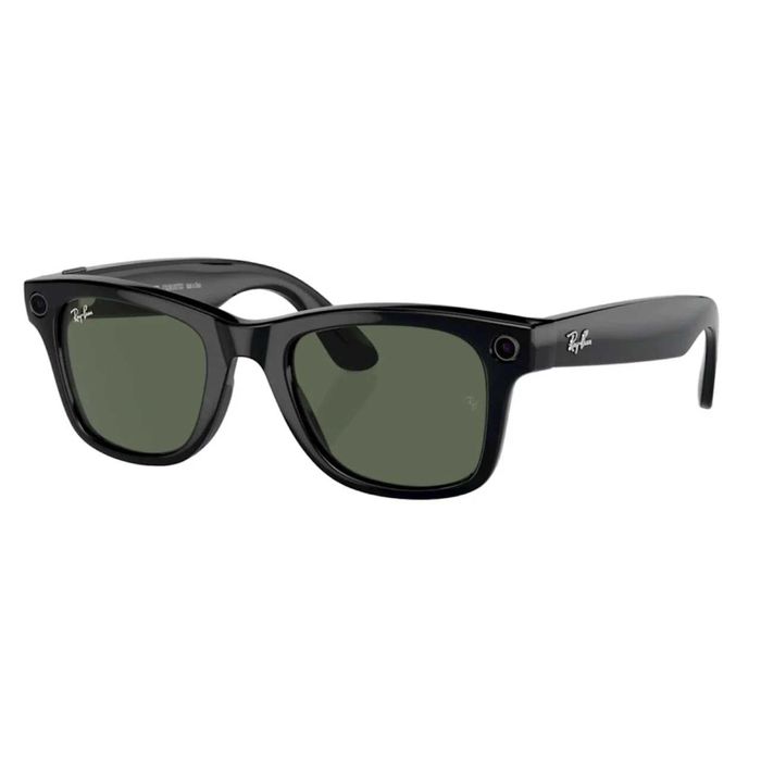 Ray-Ban Meta Wayfarer Shiny Black Lens Green!