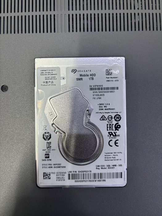 HDD 1TB 2,5 Жесткий диск