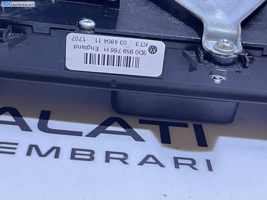 Panou Consola Comanda Buton Butoane Reglaj Scaun Dreapta Fata Electric Volkswagen Phaeton 2002 - 2016 Cod 3D0959766H