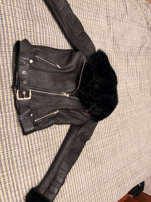 Натуральная дублёнка Donna Ruta (кожа 100%)