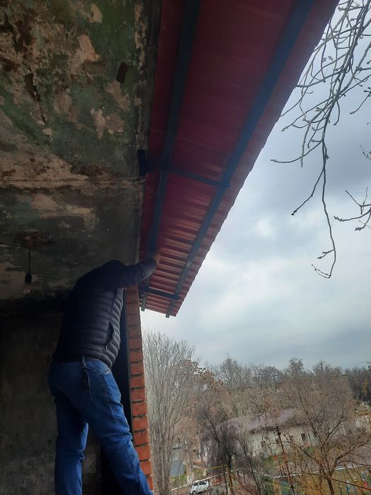 Установка   козырьки  над  Окноми + РЕШЁТКИ  по городу  , ТАШКЕНТА !