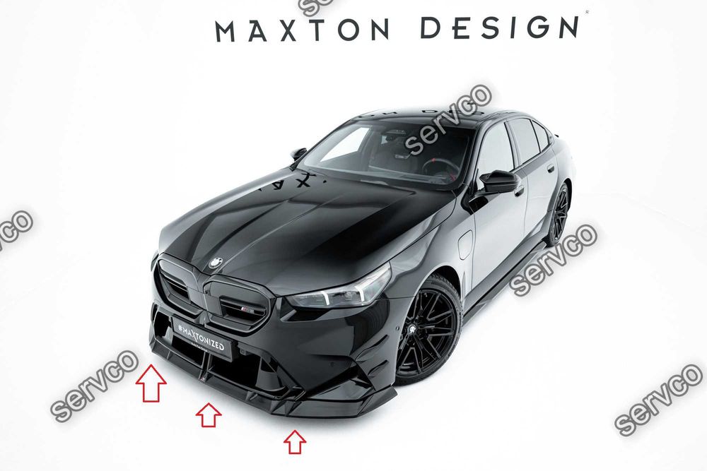 Prelungire splitter bara fata Bmw M5 G90 Sedan Touring 2024- v1 - Maxton Design