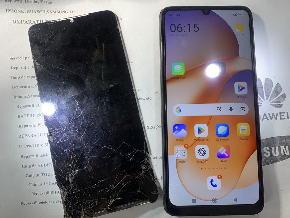 Display Xiaomi Redmi . Bistrita. Timp de reparatie 40 Min