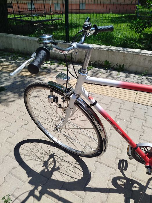 *Немски Градски Ретро винтидж  Traveller 28''цола  6 скороси ретро Осветление  Внос Германия**