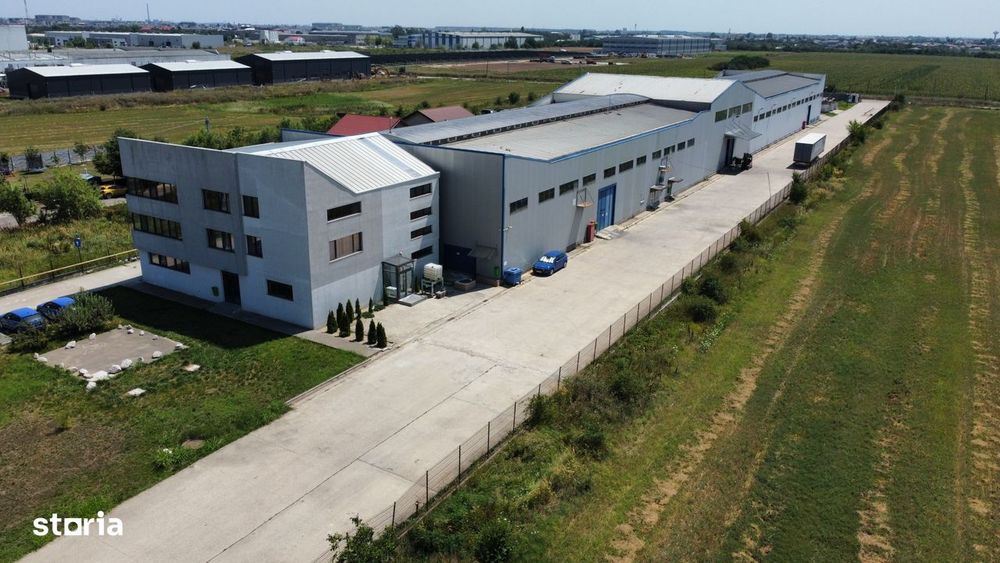 Proprietate industriala: depozitare 6.978 mp + birouri 864 mp