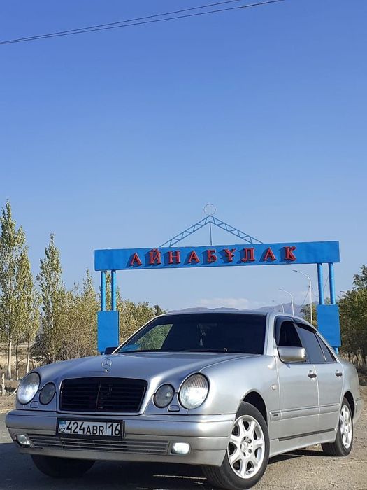 Мерседес 210 W210 передний бампер Рест До рест лупарик E55