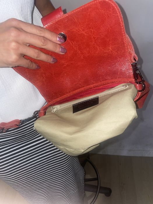 Чанта Genuine Leather Borse in Pelle MADE IN ITALY кожа