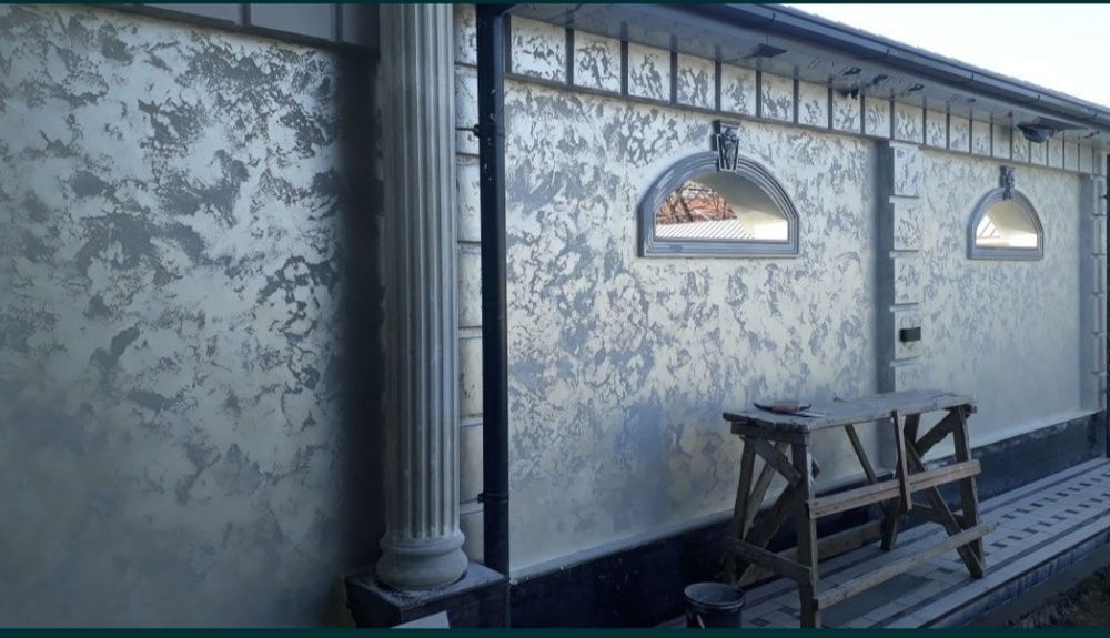 Ottochento. Travertin Fasad ishlari.