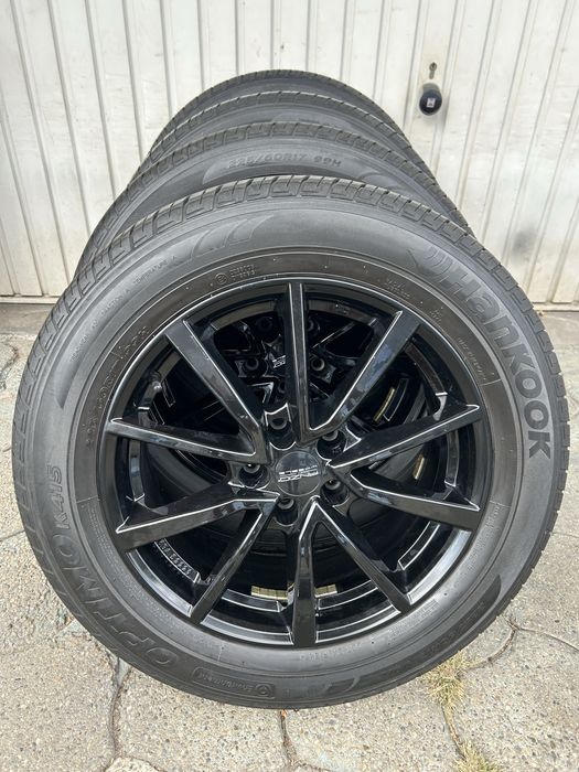 Jante aliaj 5x114.3mm, anvelope vara 225/60 R17, Kia, Hyundai, Suzuki, Honda, Nissan, Mazda, Renault, Dacia Duster, Mitsubishi