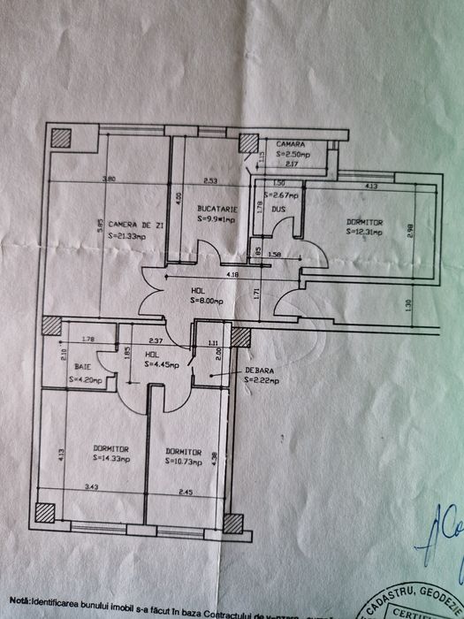 Apartament 4 camere  Ștefan cel Mare.