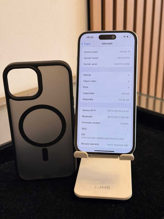 Iphone 15 de 128Gb/97% baterie/ IMPECABIL!!!