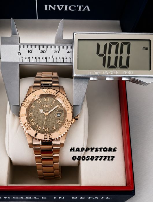 INVICTA Swiss Diamond Rose Gold 40 mm women, Инвикта нов дамски часовник
