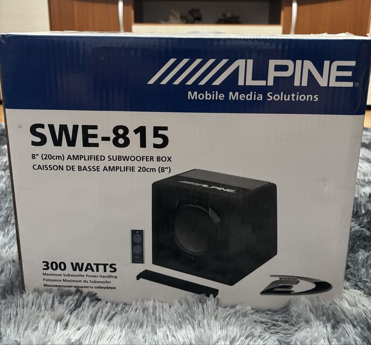 Vand subwoofer alpine