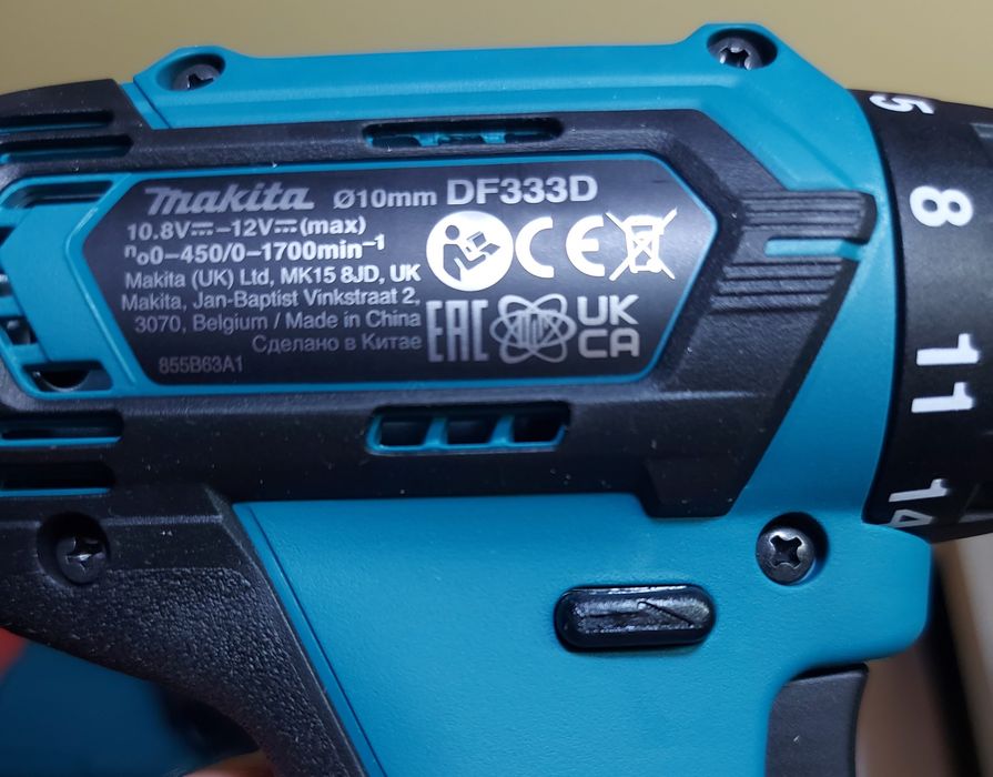 Нов оригинален винтоверт Makita DF333 12v