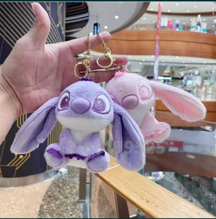 Плюшена играчка Ключодържател Лило и Стич Stitch, Мек ключодържател