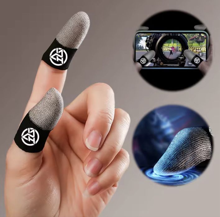 4бр. Ръкави за пръсти гейминг / finger sleevs