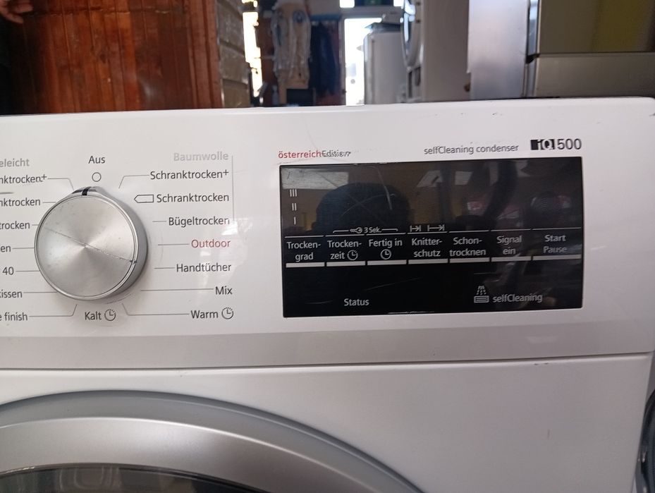 Сушилня с термопомпа Сименс Siemens IQ 500 A+++ 8кг 2 години гаранция