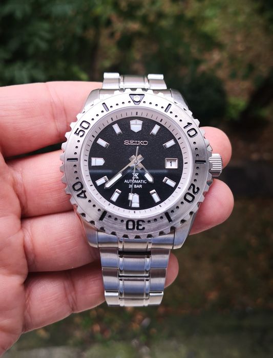 Ceas automatic NOU Seiko Mod Luxe  Prospex Diver's 200m bratara metalica