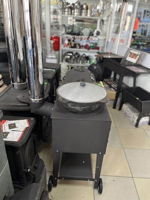 Печь под казан гриль Дачный