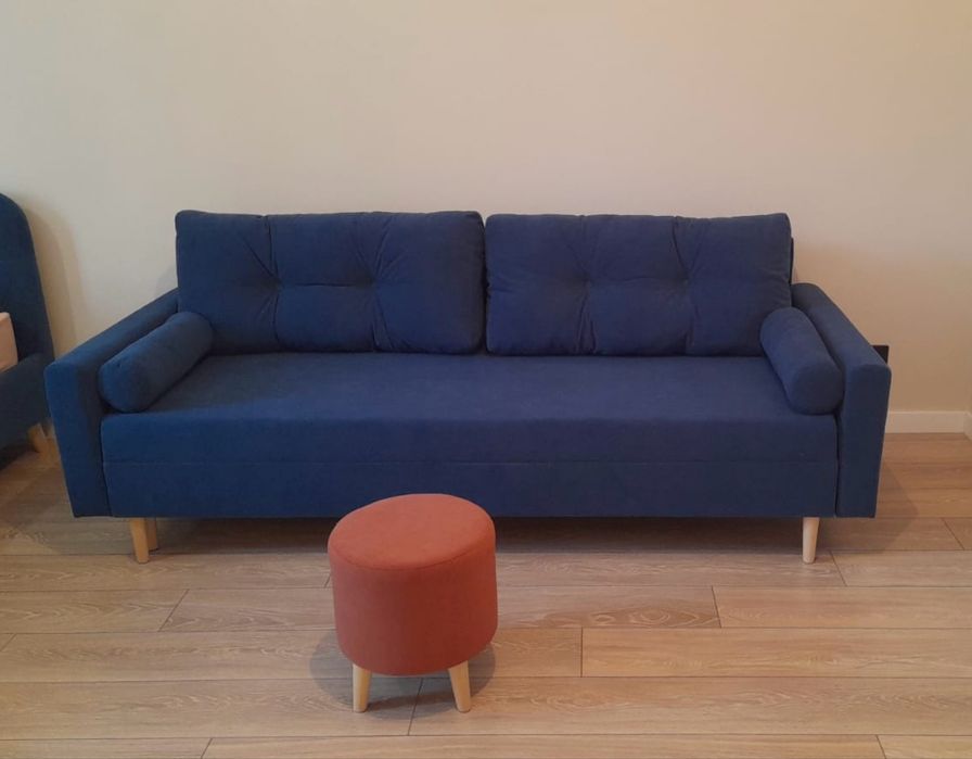 Продам новый синий диван