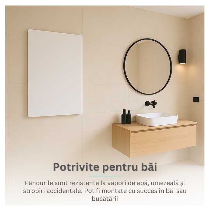 Panou radiant cu infrarosu NovoSun 600W, cu termostat programabil