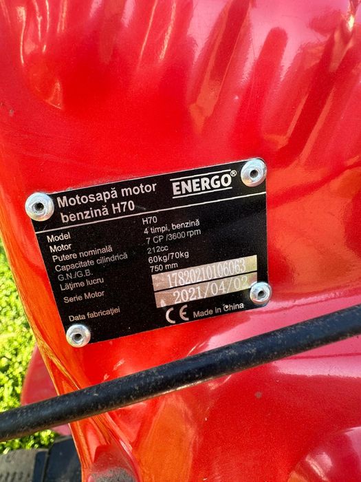 Vand motosapa h70 Energo